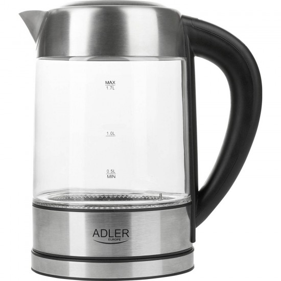 Adler - Waterkoker 1,7l - Temperatuur regeling - Verlichting - 2200 W