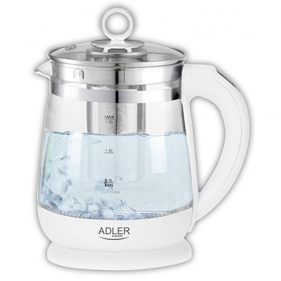 Adler AD 1299 - Waterkoker met temperatuur control - thee infuser - 1.5 liter