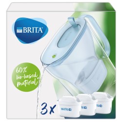 BRITA - Waterfilterkan Style Eco Cool - Blauw - 2,4l + 3 MAXTRA+ Waterfilterpatronen