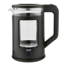Botti Carter glazen elektrische waterkoker 1.5L 1350W zwart